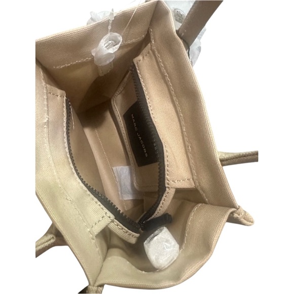 MARC JACOBS Canvas Standard Supply Small Tote Beige 4S4HCR003H02-260, New - Picture 3 of 6